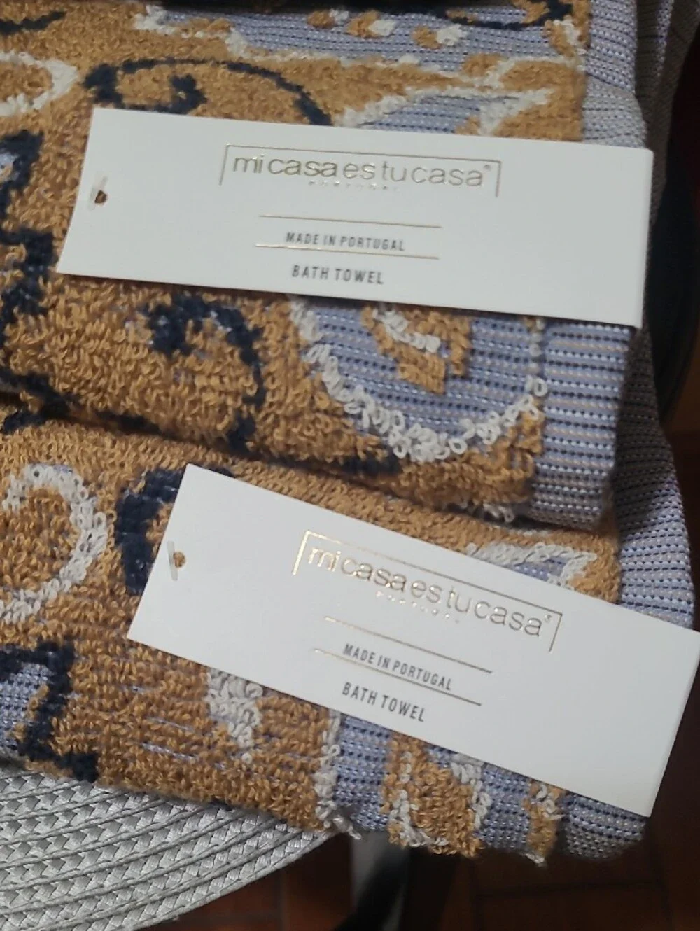 Mi Casas Portugal Jacquard Bath Towel Set